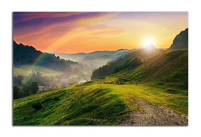 Fototapeta Dúha nad krajinou 24746